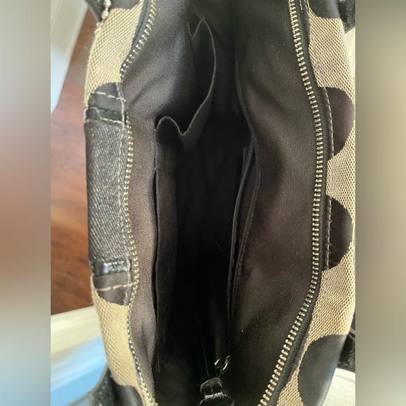 COACH canvas and patent leather shoulder bag hardly used *authentic - Picture 7 of 7